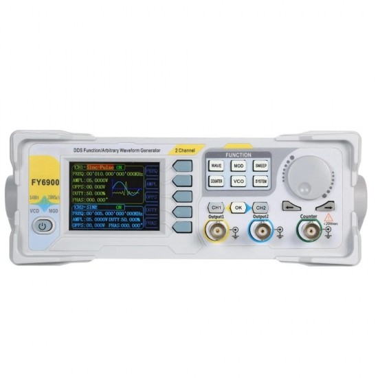 FY6900 100MHz Signal Generator High Precision Digital DDS Dual-channel Function Signal/Arbitrary Waveform Generator FY6900 100MHz Signal Generator High Precision Digital DDS Dual-channel Function Signal/Arbitrary Waveform Generator