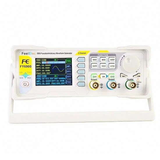 FY6900 40MHz Dual Channel DDS Function Arbitrary Waveform Signal Generator Pulse Signal Source Frequency Counter Fully Numerical Control - 40MHZ