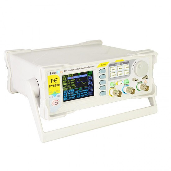 FY6900 Dual Channel DDS Function Arbitrary Waveform Signal Generator Pulse Signal Source Frequency Counter Fully Numerical Control 20MHZ/60MHZ FY6900 Dual Channel DDS Function Arbitrary Waveform Signal Generator Pulse Signal Source Frequency Counter Fully Numerical Control 20MHZ/60MHZ