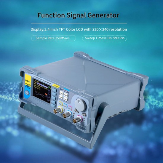 FY8300-10MHz/30MHz/60MHz Fully Numerical Control Three+Four Channel Function/Arbitrary Waveform Signal GeneratorGenerator Signal-Source-Frequency-Counter DDS Three-Channel Signal Generator