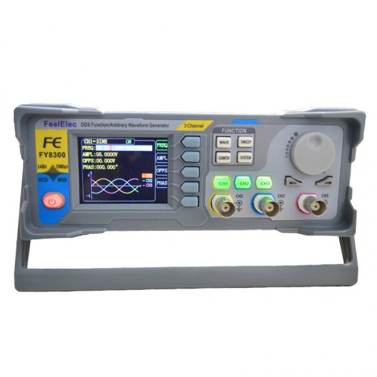 FY8300-60MHz Fully Numerical Control Three+Four Channel Function/Arbitrary Waveform Signal GeneratorGenerator Signal-Source-Frequency-Counter DDS Three-Channel Signal Generator