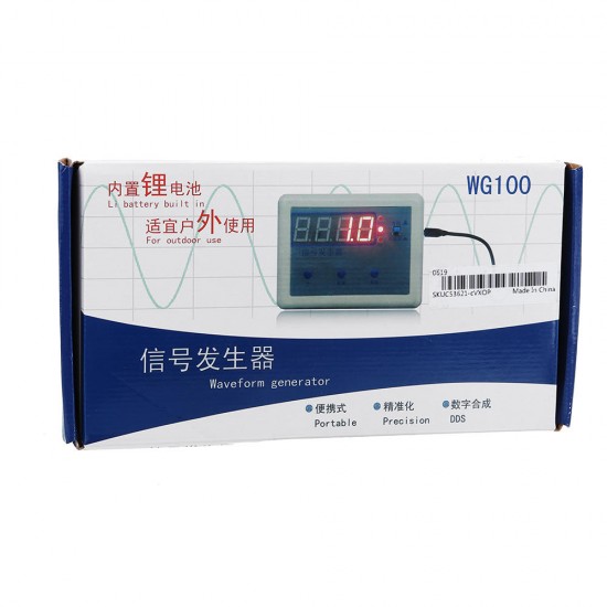 J2464 Dual Channel 400kHZ Signal Generator Waveform Generation Frequency Meter Sinusoidal Square Wave Frquency Counter