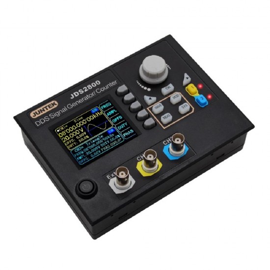 JDS2800 15MHZ 40MHZ 60MHZ Signal Generator Digital Control Dual-channel DDS Function Signal Generator Frequency Meter Arbitrary