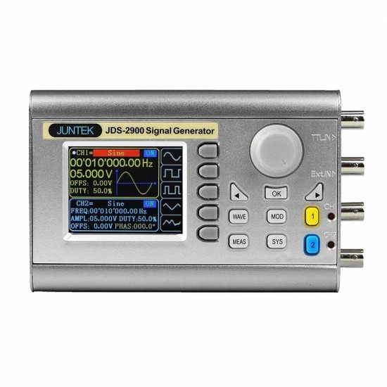 JDS2900 60MHz Signal Generator Digital Control Dual-channel DDS Function Signal Generator Frequency Meter Arbitrary Wave JDS2900 60MHz Signal Generator Digital Control Dual-channel DDS Function Signal Generator Frequency Meter Arbitrary Wave