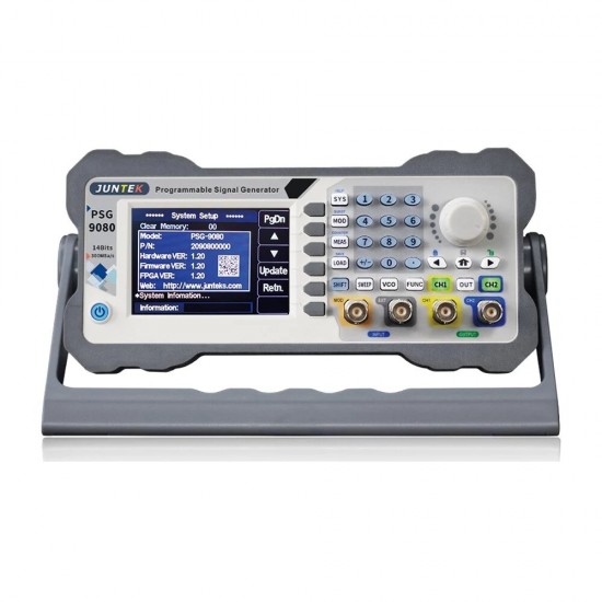 PSG9080 1nHz-80MHz Signal Generator Dual Channel Programmable Function Arbitrary Wave Source Frequency Modulation Amplitude Modulation Voltage Control Frequency Meter