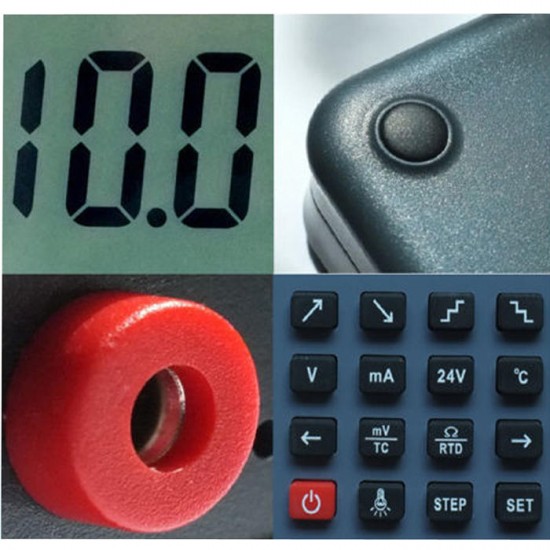LB02 Signal Generator Resistance Current Voltmeter Source Process Calibrator 4-20mA/0-10V/mV LCD Display LB02 Signal Generator Resistance Current Voltmeter Source Process Calibrator 4-20mA/0-10V/mV LCD Display