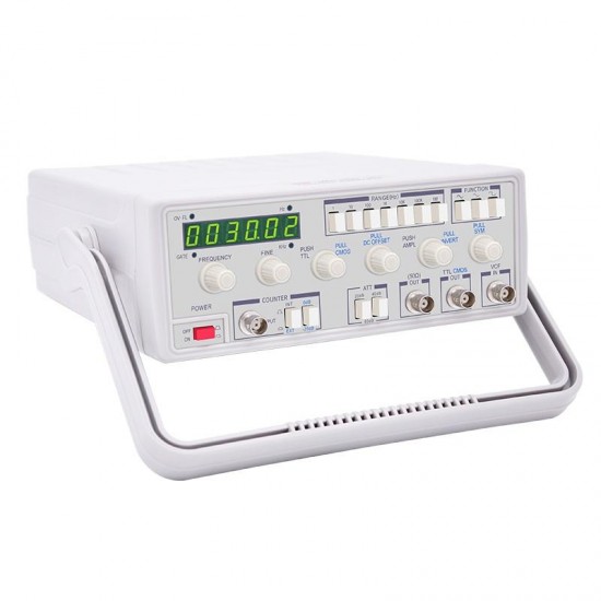 MFG-3002 2MHz Function Generator 0.1Hz -2MHz Digital Signal Generator with Frequency Counter High Frequency Function Generator