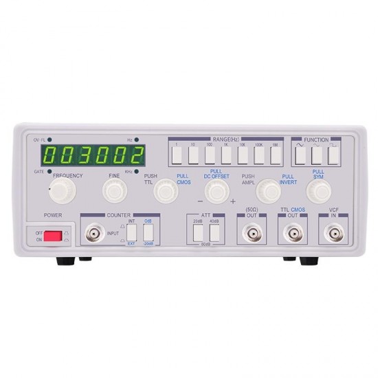 MFG-3010 10MHz Function Generator 0.1Hz -10MHz Signal Generator High Frequency Function Generator with Frequency Counter