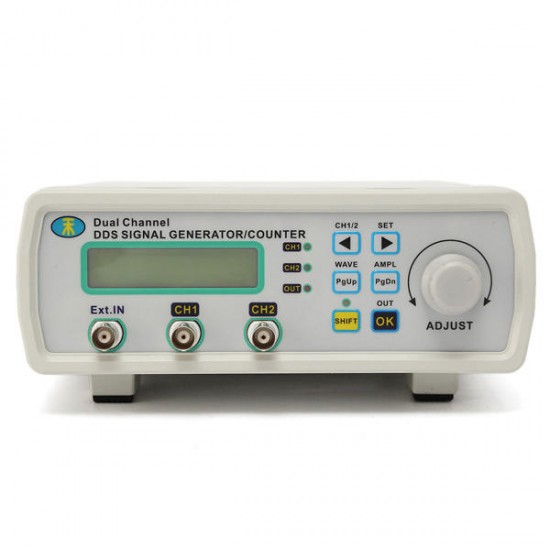 MHS-5200A 25MHz Digital DDS Dual-channel Signal Generator Source Frequency Meter 13N2 MHS-5200A 25MHz Digital DDS Dual-channel Signal Generator Source Frequency Meter 13N2