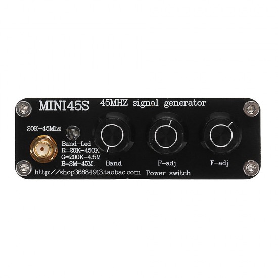MINI45S 20k-45Mhz Signal Generator DC 8-12V Signal Generator Frequency Potentiometer Adjust
