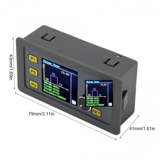Multi-function Adjustable Signal Generator 2-10V Signal Generator Sine Wave 4-20mA PWM Pulse Signal Source Support RS485 Modbus Communication