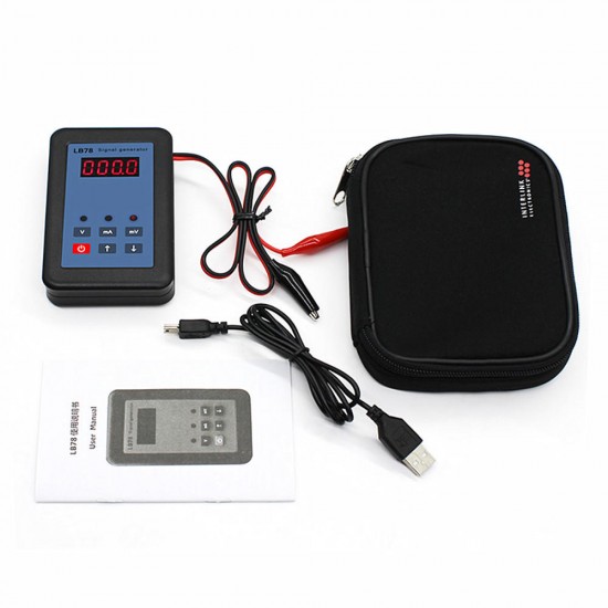 Portable 4-20mA Signal Generator 0-20mA 0-110mV Calibrator LB78 High Precision mA mV Signal Current Generator