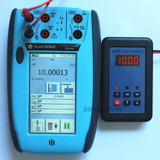 Portable 4-20mA Signal Generator 0-20mA 0-110mV Calibrator LB78 High Precision mA mV Signal Current Generator