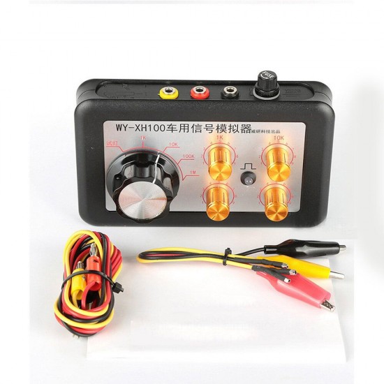 WY-X100 Repair Tester Auto Signal Simulator Fast Troubleshooting Can Adjust Resistance Water Temperature Crankshaft