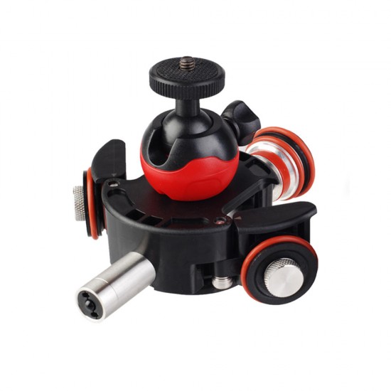 L8X Slider Dolly Photography Electronic Car with Remote Control Ball Head Phone Clip