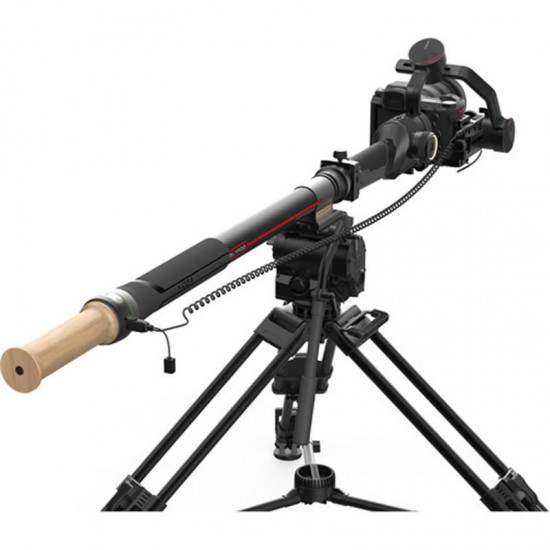 2 in 1 Motorized Auto Slider Dolly Jib Monopod for Moza Aircross 2 Gimbal