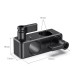 1104 Single to Single 15mm Rod Clamp for DSLR Rig Accessories 1104 Single to Single 15mm Rod Clamp for DSLR Rig Accessories