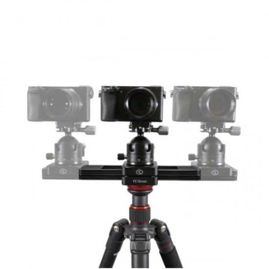 Chocolate 230mm Fluid Drag Friction Adjustable Mini Slider Dolly Stabilizer Chocolate 230mm Fluid Drag Friction Adjustable Mini Slider Dolly Stabilizer