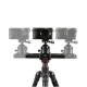 Chocolate 230mm Fluid Drag Friction Adjustable Mini Slider Dolly Stabilizer