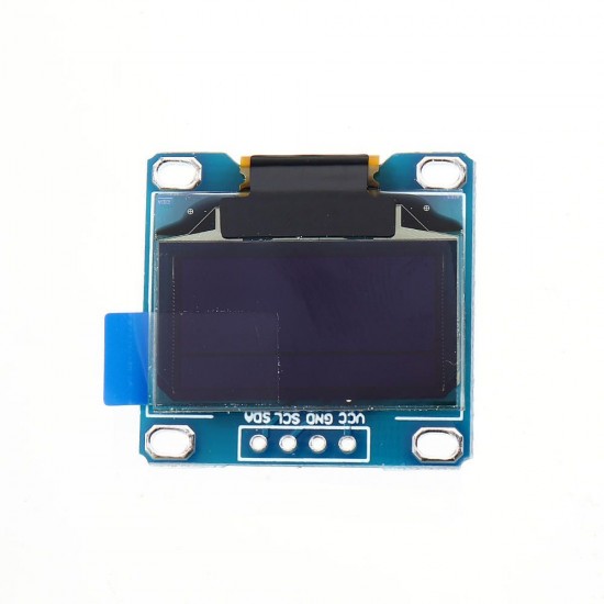 0.96 Inch OLED I2c IIC LCD Screen Module + F-F Dupont Line 12864 128x64 Display Module For Raspberry Pi 3 2 B+