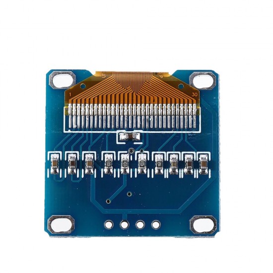 0.96 Inch OLED I2c IIC LCD Screen Module + F-F Dupont Line 12864 128x64 Display Module For Raspberry Pi 3 2 B+