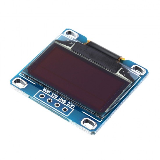 0.96 Inch OLED I2c IIC LCD Screen Module + F-F Dupont Line 12864 128x64 Display Module For Raspberry Pi 3 2 B+