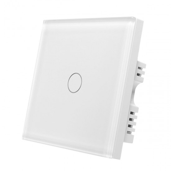 1 Gang 1 WIFI Smart Light Touch Remote Control Wall Switch For Amazon Alexa
