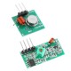 100pcs 433Mhz RF Decoder Transmitter With Receiver Module Kit