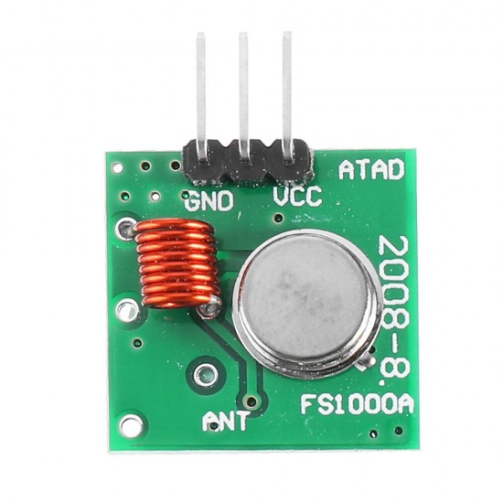 10Pcs 433Mhz Wireless RF Transmitter and Receiver Module Kit