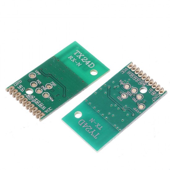 10pcs 2.4G Wireless Remote Control Module Transmitter and Receiver Module Kit Transmission Reception Communication 6 Channel Output
