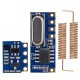 10pcs 433MHz Wireless Transceiver Kit Mini RF Transmitter Receiver Module + 20PCS Spring Antennas for Arduino 10pcs 433MHz Wireless Transceiver Kit Mini RF Transmitter Receiver Module + 20PCS Spring Antennas for Arduino