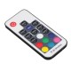 10pcs F17 Key Controller Mini Wireless LED Colorful Lights Remote Control Switch with Light Bar Radio Frequency Controller for Smart Home