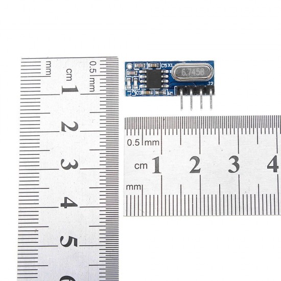 10pcs RX531 433MHz Lead-free Environment-friendly Wireless Receiver Module High Sensitivity Super Heterodyne Super Anti-jamming 2.2V-5V DC