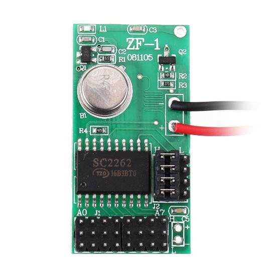10pcs ZF-1 ASK 433MHz Fixed Code Learning Code Transmission Module Wireless Remote Control Receiving Board