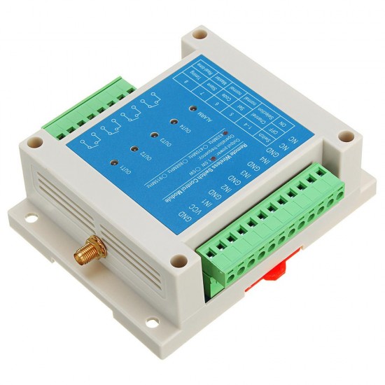 1.5W SK109 Coded Industrial Grade Remote Wireless 4CH Channel Switch Two-way Security Control Module