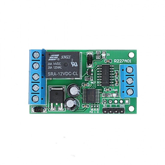 2-in-1 12V RS232 TTL232 Relay UART Serial Remote Control Switch For Control Garage Car Motor 2-in-1 12V RS232 TTL232 Relay UART Serial Remote Control Switch For Control Garage Car Motor