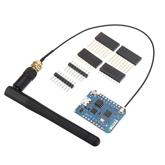 2pcs D1 Pro-16 Module + ESP8266 Series WiFi Wireless Antenna for Arduino - products that work with official for Arduino boards 2pcs D1 Pro-16 Module + ESP8266 Series WiFi Wireless Antenna for Arduino - products that work with official for Arduino boards