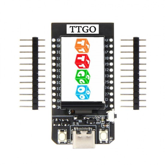 2pcs T-Display ESP32 CP2104 WiFi Bluetooth Module 1.14 Inch LCD Development Board for Arduino - products that work with official Arduino boards 2pcs T-Display ESP32 CP2104 WiFi Bluetooth Module 1.14 Inch LCD Development Board for Arduino - products that work with official Arduino boards