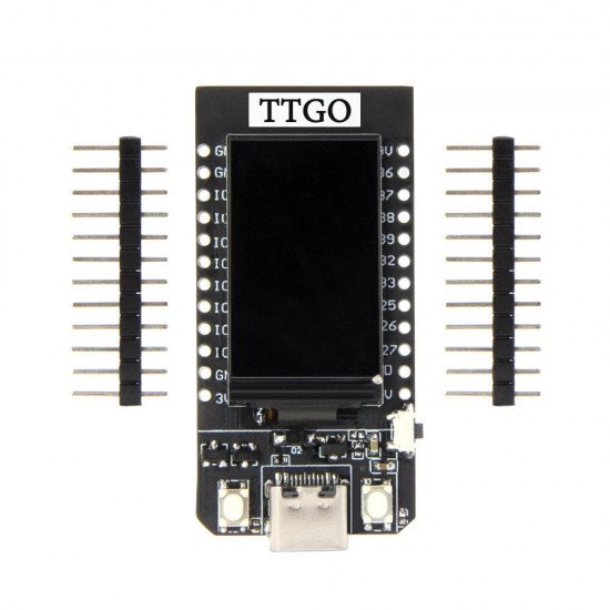 2pcs T-Display ESP32 CP2104 WiFi Bluetooth Module 1.14 Inch LCD Development Board for Arduino - products that work with official Arduino boards 2pcs T-Display ESP32 CP2104 WiFi Bluetooth Module 1.14 Inch LCD Development Board for Arduino - products that work with official Arduino boards