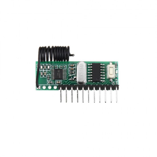 315MHz 8CH Channel Superheterodyne Receiver Module with Decoding Output Module With Remote Control Transmitter