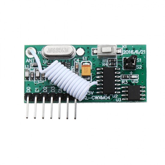 315MHz Wireless Receiving Control Module Superheterodyne Remote Control Switch Module 315MHz Wireless Receiving Control Module Superheterodyne Remote Control Switch Module