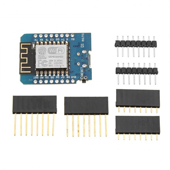 3Pcs D1 Mini V2.3.0 WIFI Internet Of Things Development Board Based ESP8266 ESP-12S 4MB FLASH