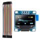 3pcs 0.96 Inch OLED I2c IIC LCD Screen Module + F-F Dupont Line 12864 128x64 Display Module