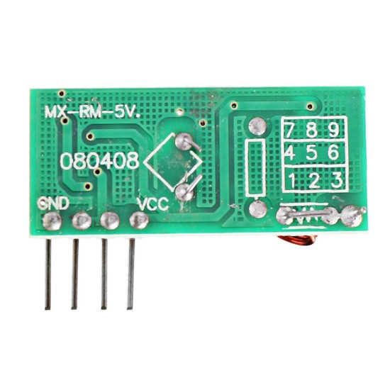 3pcs 433Mhz RF Decoder Transmitter With Receiver Module Kit For MCU Wireless