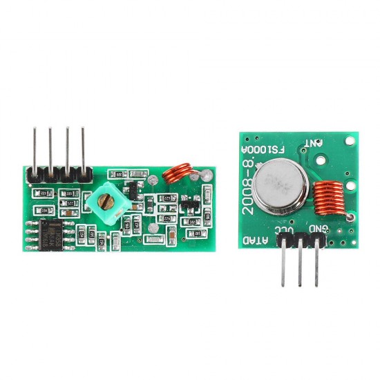 3pcs 433Mhz RF Decoder Transmitter With Receiver Module Kit For MCU Wireless 3pcs 433Mhz RF Decoder Transmitter With Receiver Module Kit For MCU Wireless