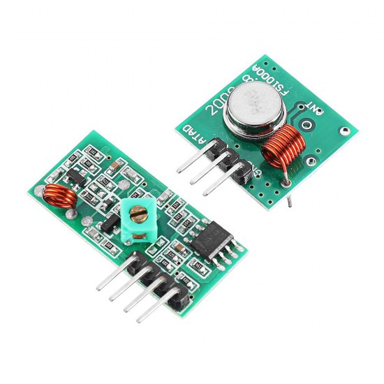 3pcs 433Mhz RF Decoder Transmitter With Receiver Module Kit For MCU Wireless 3pcs 433Mhz RF Decoder Transmitter With Receiver Module Kit For MCU Wireless