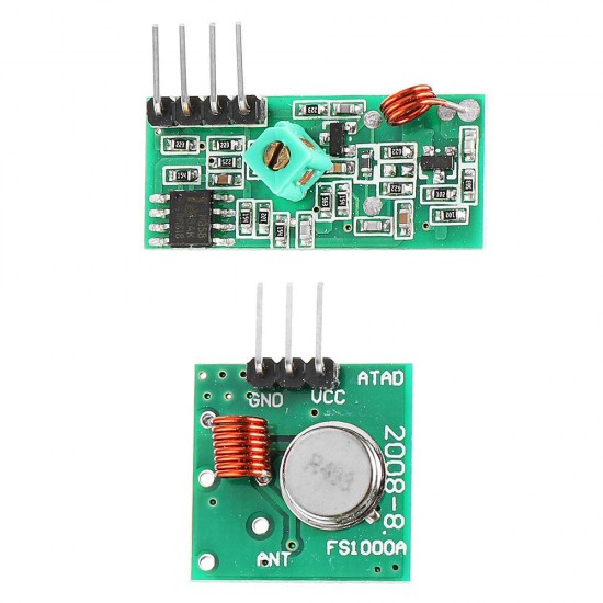 3pcs 433Mhz RF Decoder Transmitter With Receiver Module Kit For MCU Wireless 3pcs 433Mhz RF Decoder Transmitter With Receiver Module Kit For MCU Wireless