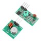 3pcs 433Mhz RF Decoder Transmitter With Receiver Module Kit For MCU Wireless 3pcs 433Mhz RF Decoder Transmitter With Receiver Module Kit For MCU Wireless