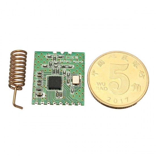 3pcs CC1101-868MHz 2-3.6V RF Low Power UHF Wireless Transceiver Module 1.2K To 500kps 64 Bytes SPI Interface Wake-On-Radio Support FSK GFSK ASK/OOK And MSK