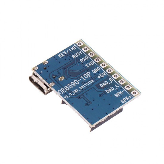 3pcs Serial Port Control Voice Module MP3 Player / Voice Broadcast / Support TF Card U Disk / Insert Function